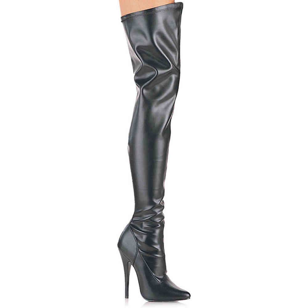 Devious - DOMINA3000 Overknee Laarzen - Paaldans schoenen - Zwart Product image